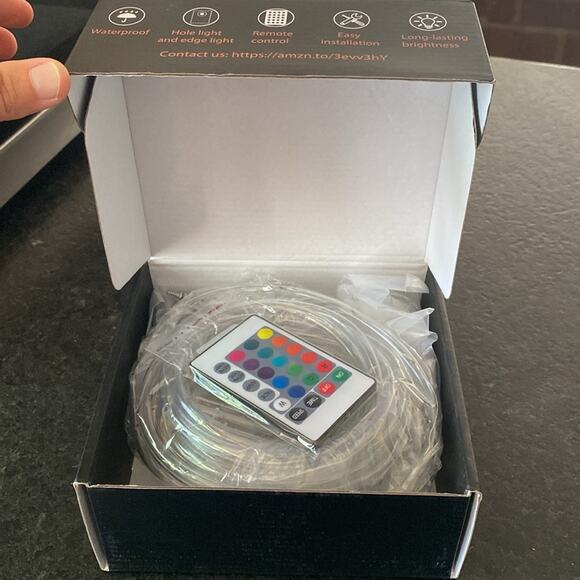 Waybelive remote control LED multicolored cornhole board lights - Picture 4 of 5